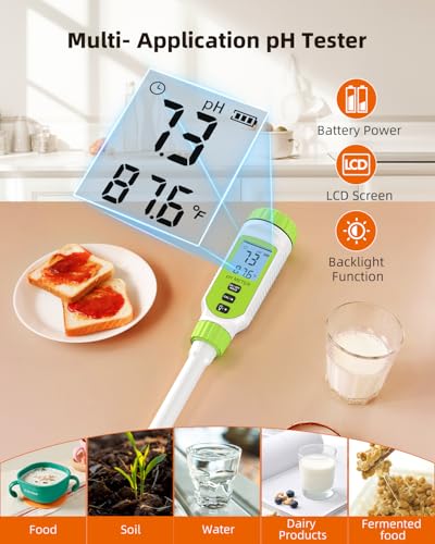 Multifunctional Digital pH Meter for Food