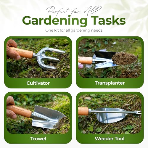 Gardening Tools Set with Organizer Handbag 9