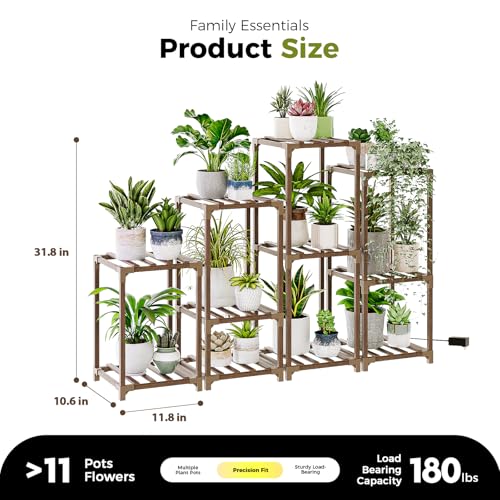Plant Stands with Grow Lights Indoor 4 Sets Plant Shelves Outdoor