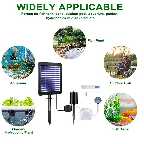 Solar Pond Aerator with Air Pump