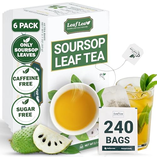 Soursop Leaf Tea Bags (240 Tea Bags (Pack of 6))