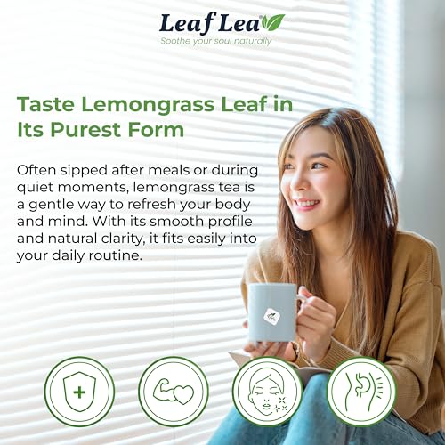 Premium Lemongrass Herbal Tea Bags (80 Count)