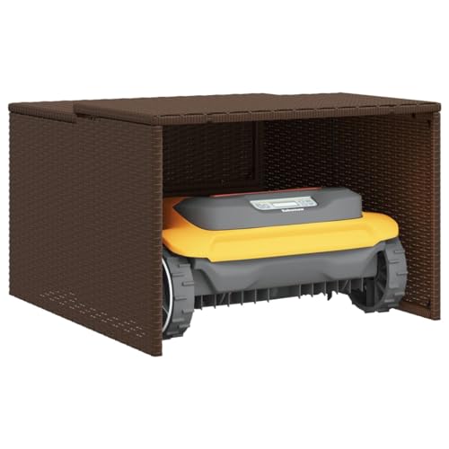 Robot Mower Garage Brown 33.9"x35.4"x20.5"