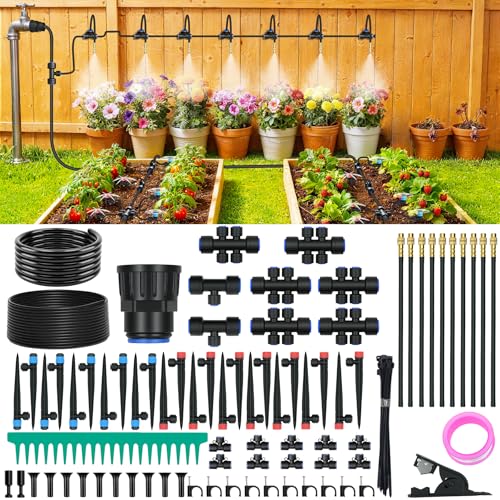 230FT Drip Irrigation Kit with 34 Emitters