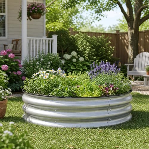 9" Tall 30" Metal Raised Garden Bed