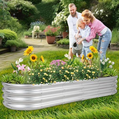 Galvanized Raised Garden Bed Outdoor