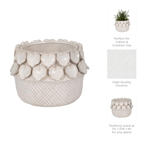 Flower Pots for Home Decor (Ivory / 8")