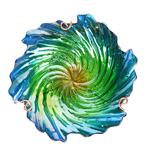 26" Glass Bird Bath