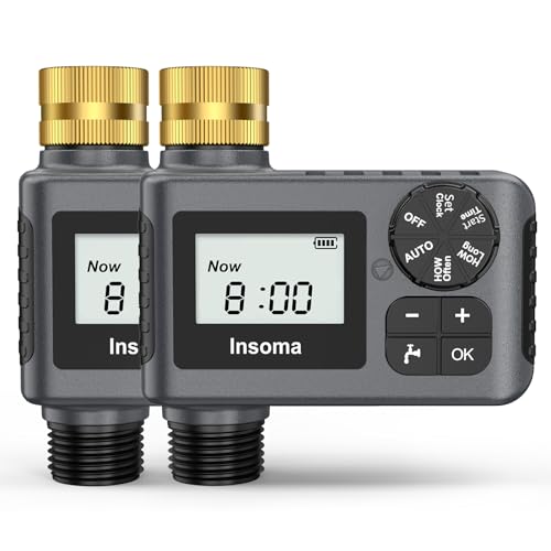 2 PCS Water Timer with Brass Inlet (2 Count)