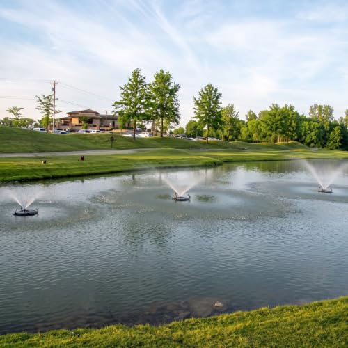 1 4 HP Floating Fountain & Aerator for Ponds and Lakes with 100 ft Cord