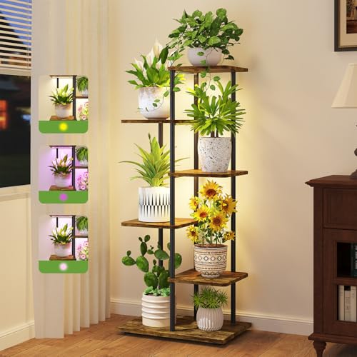 Plant Stand Indoor with Grow Lights