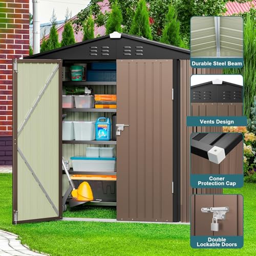 6 x 4 FT Outdoor Storage Shed