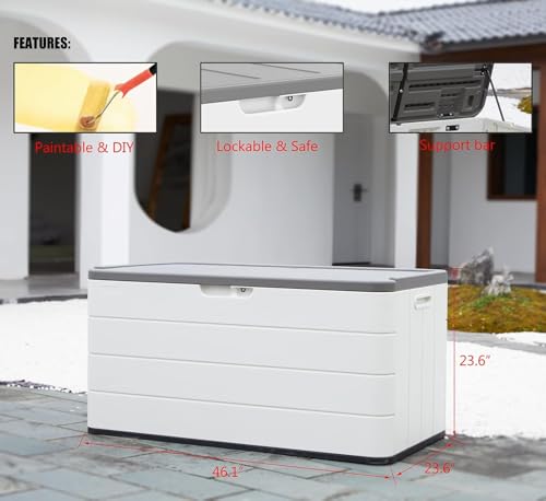 Heavy Duty 100 Gallon Outdoor Storage Box