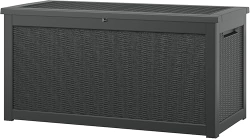 320 Gallon Deck Box (320 Gallon / Rattan Black)