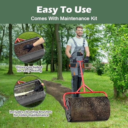 Compost Peat Moss Spreader for Lawn