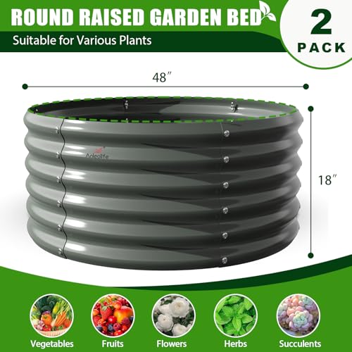 Anleolife 8 Bed 4ft Round & 74x74in L (8 Count)