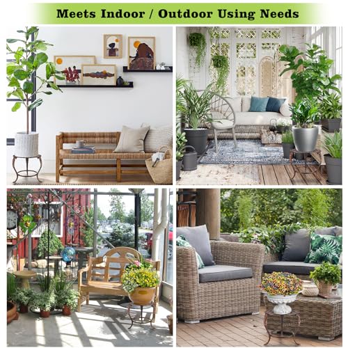 Cast Iron Plant Stand Heavy Duty Indoor Outdoor Metal Plant Stand