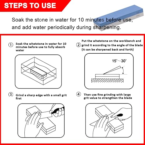 Knife Sharpening Stone 1000 (1000/6000)