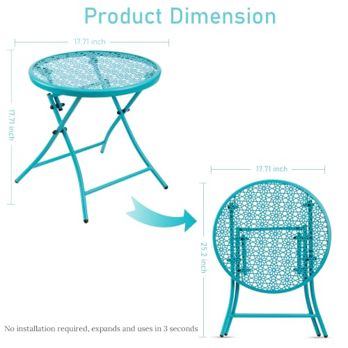 Folding Outdoor Side Table