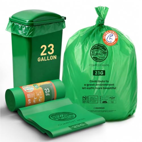 Compostable Trash Bags 23 gallon Large Garbage Bags (23G-20count)