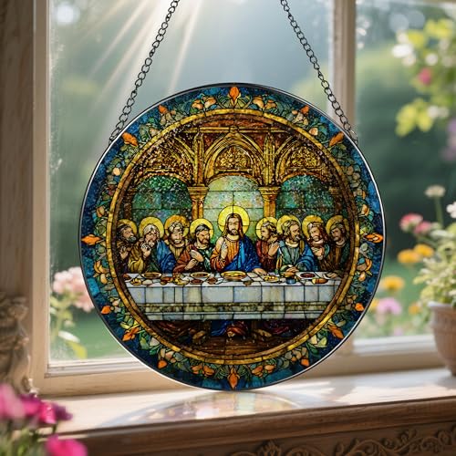8 Inch the Last Supper Suncatcher Ornament (Last Supper-a)