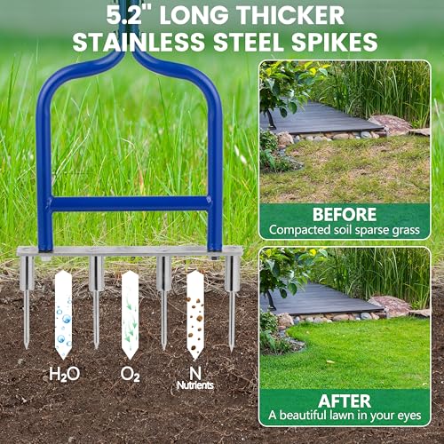 Spike Tine Fork Lawn Aerator