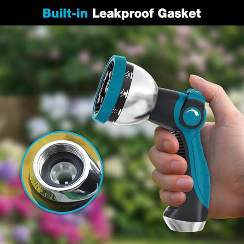 Garden Hose Nozzle Sprayer (BlueOrange)