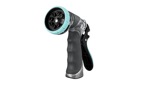 Water Sprayer Nozzle 500007 (Black and blue / Rear Trigger - 8 Pattern)