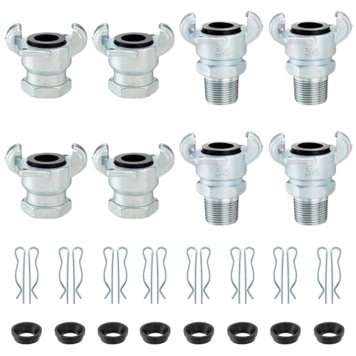8PCS 3 4'' NPT Iron Air Hose Fitting (3/4 inch)