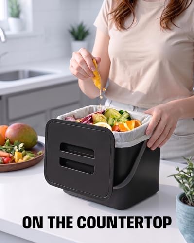 1.8 Gal Countertop Compost Bin