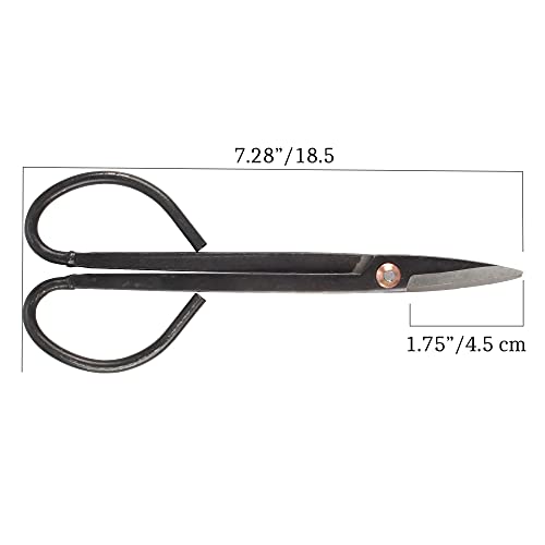 7.2" Black Bonsai Trimming Shear