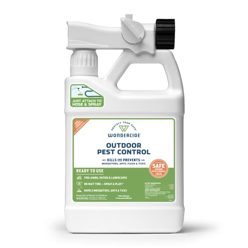 Outdoor Pest Control Spray with Natural Essential Oils (32 Fl Oz)