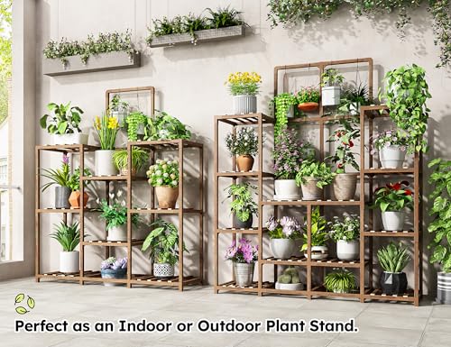 47.2" Outdoor Plant Stand with 8