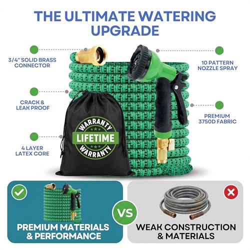 XpandaHose 100ft Expandable Garden Hose