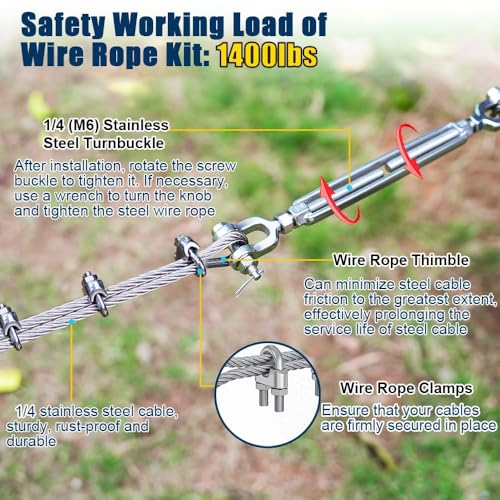 1 4 Wire Rope Kit