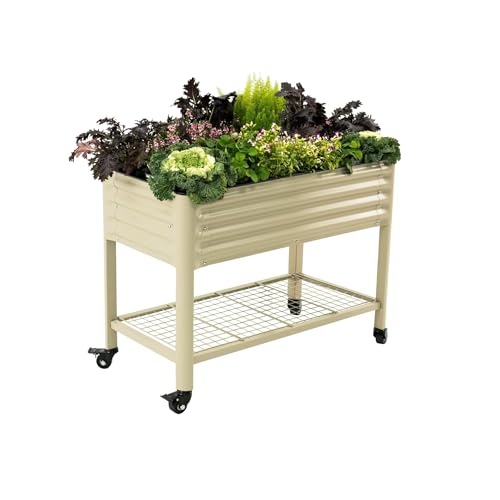 Rolling Elevated Raised Garden Bed