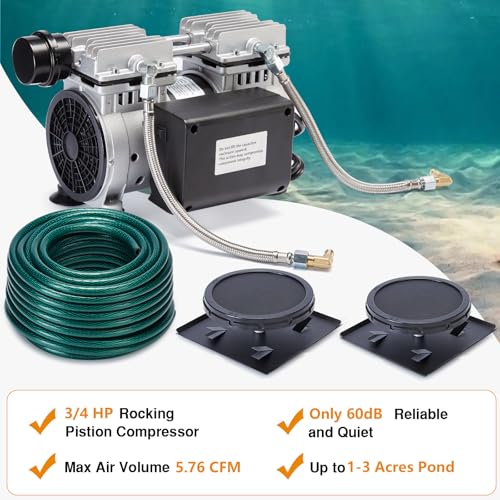 3 4 HP Pond Aerator Kit for Large Lakes up to 3 Acres