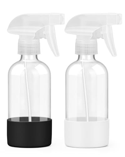 Glass Spray Bottles 8 oz (2 Count)