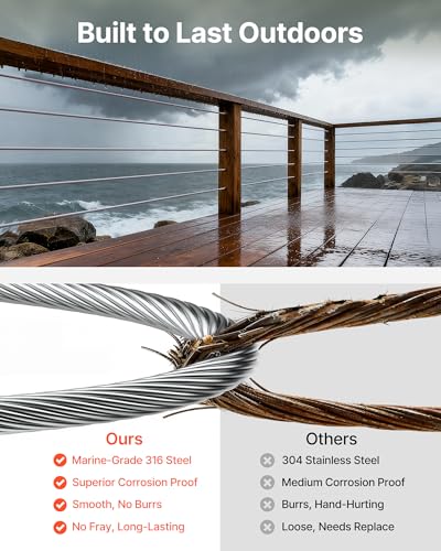 1 8 T316 Stainless Steel Cable 1000ft