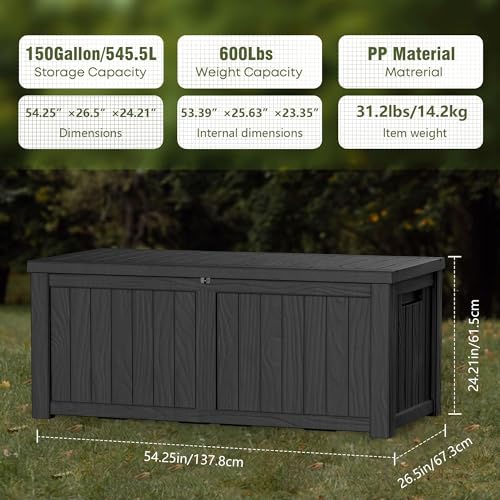 150 Gallon Outdoor Storage Box