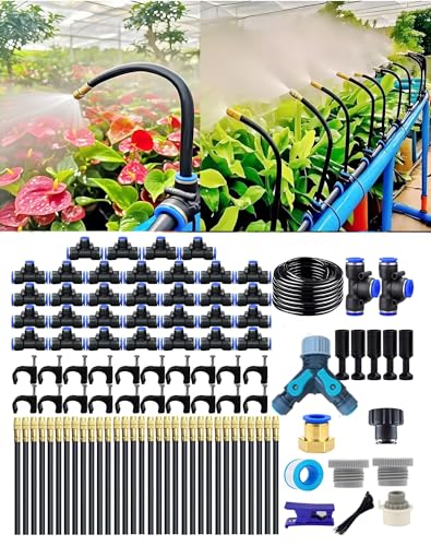 360° Adjustable Drip Irrigation System for Garden (165 FT)