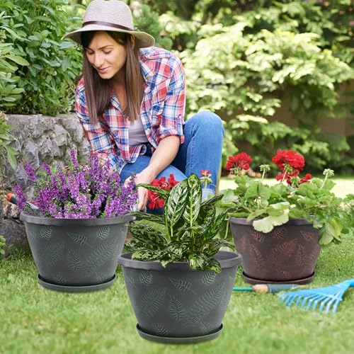 11 inch Plant Pot Set of 3 (3 Count)