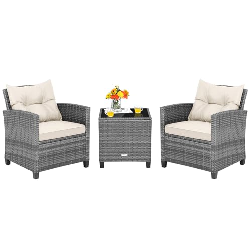 3 Pieces Patio Furniture Set