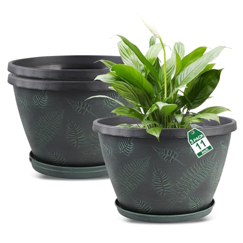 11 inch Plant Pot Set of 3 (3 Count)