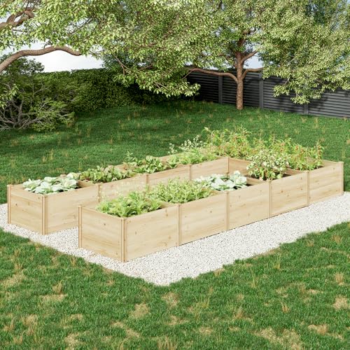 U Shaped Raised Garden Bed (7.5x15x1.6 FT)