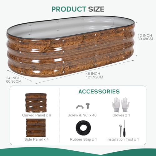 Galvanized Raised Garden Bed (2 Count)