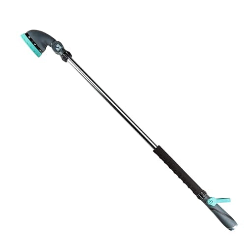 9-Pattern 36-inch Watering Wand 600004, 270° Pivot Head, Heavy-Duty Hose End Sprayer w/Lever Control for Fruit Trees, Yard Work, & Car Cleaning, Fits Outdoor Garden Hoses, by New England Garden Tools