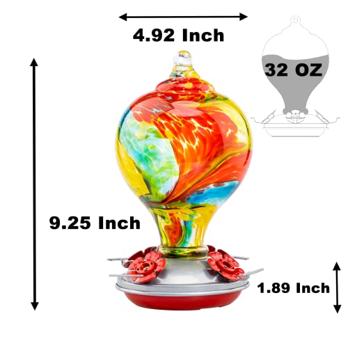 32OZ Hummingbird Feeders Hanging