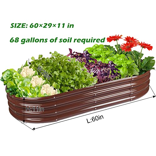 Raised Garden Bed GRS Certified Galvanized Planter Box Outdoor