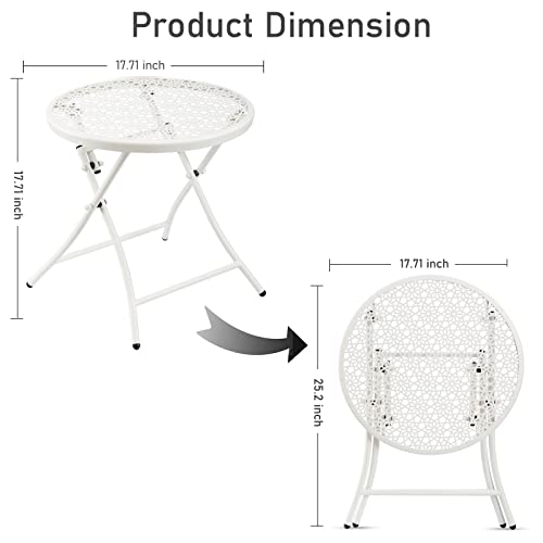 Folding Small Outdoor Side Table